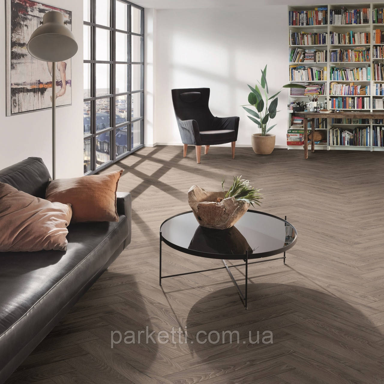 Krono Original Herringbone K488 Дуб Разерфорд (Rutherford Oak), ламінат