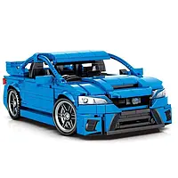 Авто-конструктор Subaru Impreza WRX STI, 1:18, инерционный механизм, 812 деталей (705806)