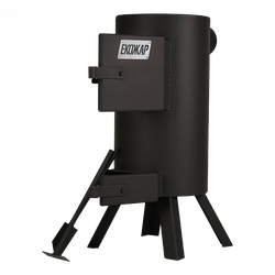 Піч опалювальна буржуйка Екожар Про150 з варильною поверхнею 100м³/5мм