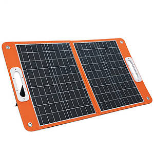 Сонячна панель FlashFish SP100 складна переносна мобільна міні для кемпінгу і туризму 60 Вт