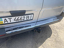 Накладки на задній бампер Carmos V1 нерж для Opel Vivaro 2001-2015 рр, фото 6