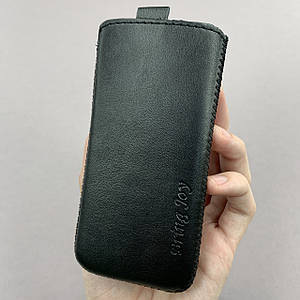 Чохол-кишеня для кнопкового телефону Sigma X-style 31 (130/57/13 мм) чорний h6j