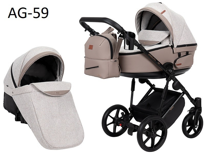 Дитяча коляска 2 в 1 Angelina Amica GOLD Аміка