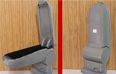 Підлокітник  сірий  для Peugeot 207