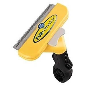 Щітка для очищення вовни собак та кішок FURminator з кнопкою