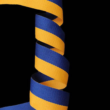 Стрічка оздоблювальна з українським прапором 24 мм