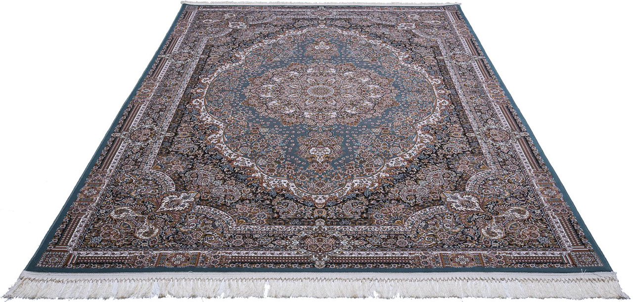Килим Tabriz 33 turquoise blue
