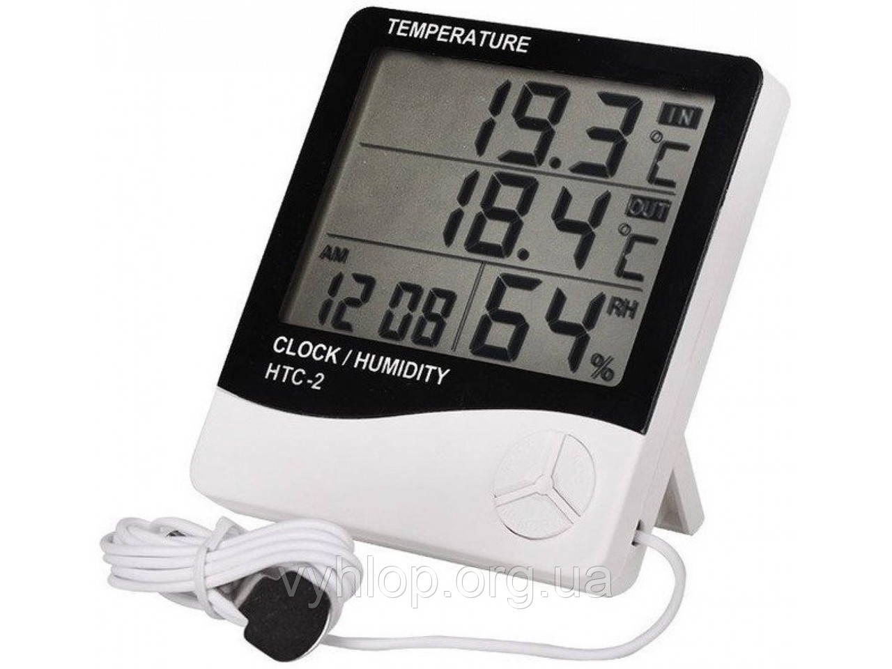Термометр-гігрометрзошитним датчиком температури HTC-2