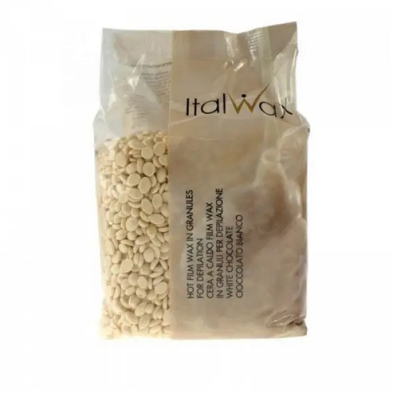 ГАРЯЧИЙ ВОСК ITALWAX БІЛИЙ ШОКОЛАД ГРАНУЛИ 1 КГ, фото 1