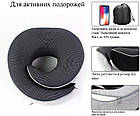 Подушка ортопедична для подорожей Royal Rest Memory Foam Сірий 28х27х12 см Шийна подушка для подорожей, фото 4