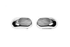 Решітка на повторювач Овал  2 шт  ABS  для Peugeot 106
