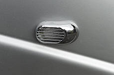 Решітка на повторювач Овал 2 шт ABS для Toyota Prius 2009-2015 рр, фото 3