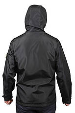 Куртка-вітровка чоловіча Stone Island 23-1009 чорна S, фото 5