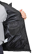 Куртка-вітровка чоловіча Stone Island 23-1009 чорна S, фото 6