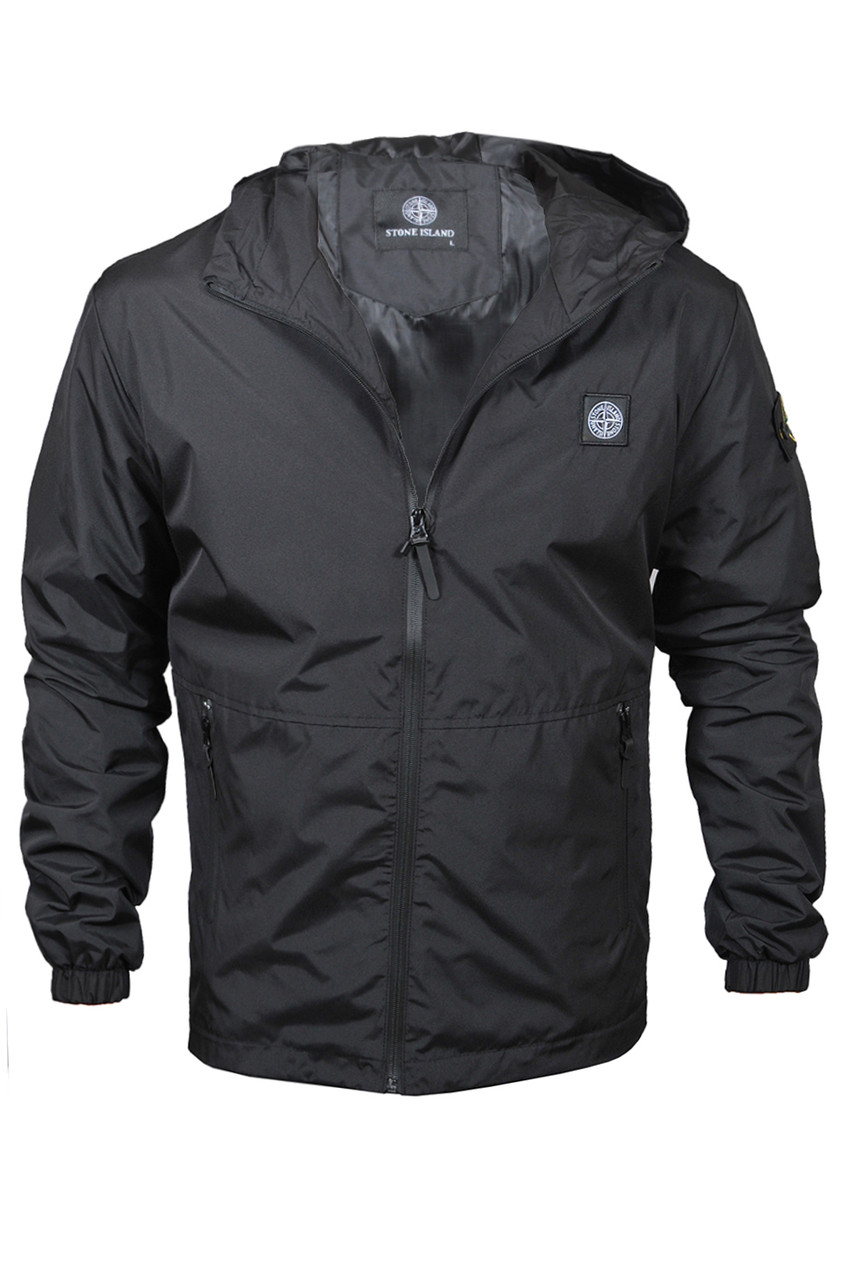Куртка-вітровка чоловіча Stone Island 23-1972 чорна S