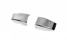 Кришки на петлі задніх дверей 2 шт нерж для Toyota Proace City, фото 4