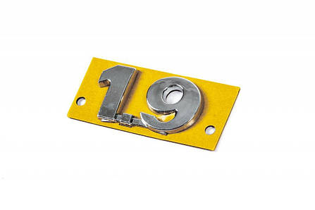 Напис 1.9  48мм на 25мм  для Volkswagen Polo 2001-2009 рр, фото 2