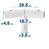 T-образный соединитель (шарнир) Intex для круглых бассейнов Metal Frame (штифты) диаметром 305 см топ