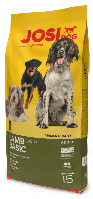 JosiDog Lamb Basic (ЙозіДог Лем Бейсік) Збалансована дієта з м`ясом ягняти. 15 кг.