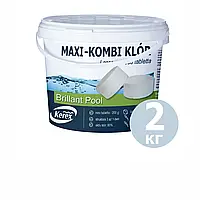 Таблетки для бассейна MAX "Комби хлор 3 в 1" Kerex 80003, 2 кг (Венгрия) топ