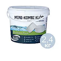 Таблетки для басейну MINI "Комбі хлор 3 в 1" Kerex 80206, 2,4 кг (Угорщина) топ