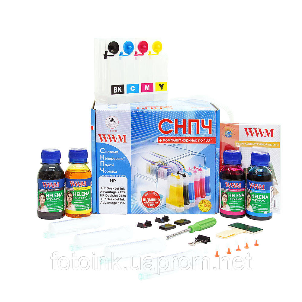 СНПЧ для Hp Deskjet 2320, 2710, 2720 WWM IS.0430U с чернилами (ID ...