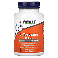 NOW Foods L-Tyrosine 500 mg 120 caps