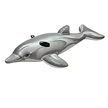 Дитячий надувний пліт для катання Intex 58535 «Дельфін», 175 х 66 см топ