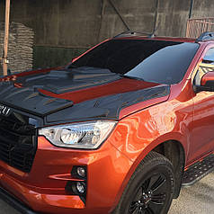Накладка на капот  ABS  для Isuzu D-Max 2019- рр