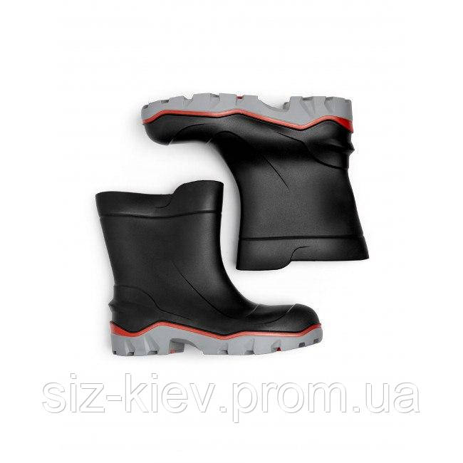 Чоловічі гумові чоботи LITMAN (червона полоса, чорні, САД, ГОРОД)+ чохол у подарунок розміри 42-46 - фото 1 - id-p1982876718