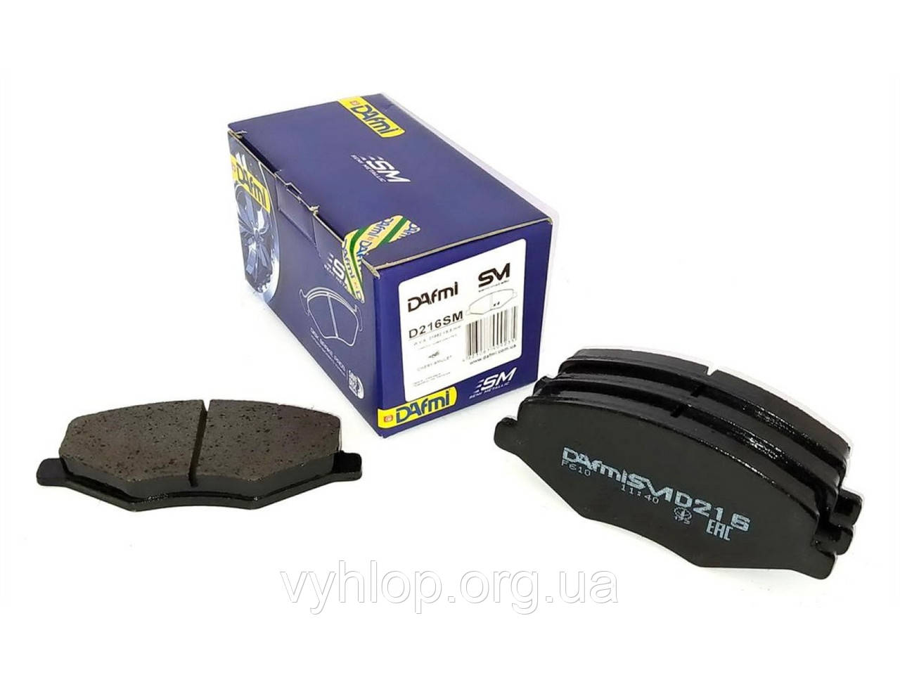 Гальмівні колодки дискові передні Chery Amulet (D216SM) Dafmi