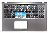 Оригинальная клавиатура для ноутбука Asus X515, X515EA, X515ER, X515MA, X515EP series, ru, black, серая панель