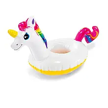 Підплавний підстаканник Intex 57506-1 «Єдиноріг», 41 х 20 см, 1 шт топ