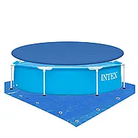 Каркасный бассейн Intex 28205-2, 244 x 51 см (тент, подстилка) топ