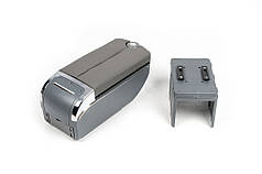 Універсальний підлокітник із USB  сірий