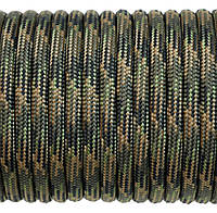 Паракорд camo Olive&coyote&Black&swampgreen Paracord 550 (1 метр) нейлоновый шнур