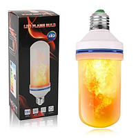 Лампа с имитацией эффекта огня Е27 Led Flame Bulb