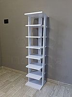 Полиця стелаж, підставка для взуття 114х28х26 ДСП, бенкетка етажерка взуттєва Біла