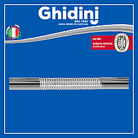 Трубка гофрированная для сифона умывальника Ø32x300 мм латунная хромированная Ghidini 8403032