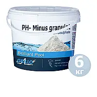 PH-минус для бассейна Grillo 80024. Средство для снижения уровня pH (Германия) 6 кг топ