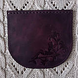 Клапан сумки. "Фея". Колір Бордо, фото 2