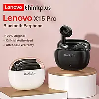 Бездротові навушники вкладиші Lenovo X15 Pro з шумопоглинанням Black