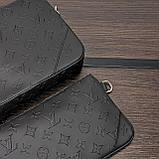 Брендова сумка через плече Louis Vuitton CK5253 чорна, фото 7