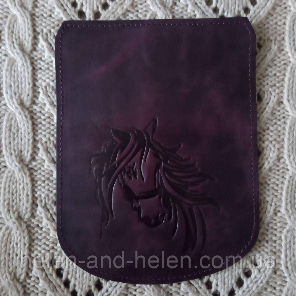 Клапан для рюкзака "Перо". Колір Бордо, фото 1