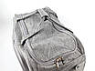 Велика сумка на колесах L (80 л) Сіра (64*39*32) Валіза дорожня сумка, фото 7