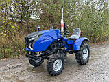 Мототрактор KENTAVR 240B з плугом та фрезою, фото 2