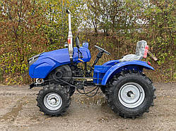 Мототрактор KENTAVR 240B з плугом та фрезою