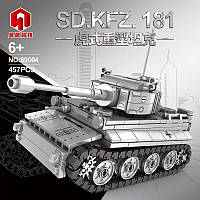 Конструктор Тяжёлый танк Тигр Sd.Kfz.181 , 457 деталей (89004)