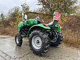 Мототрактор KENTAVR 240B з плугом та фрезою, фото 8