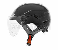 Шлем каска "DAVID" (#D316, черный, XL, АБС-пластик)
